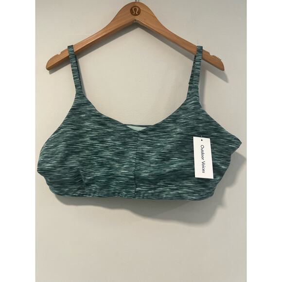 NWT Outdoor Voices Freeform Bralette Green Patina Mix XXXL - Picture 2 of 9